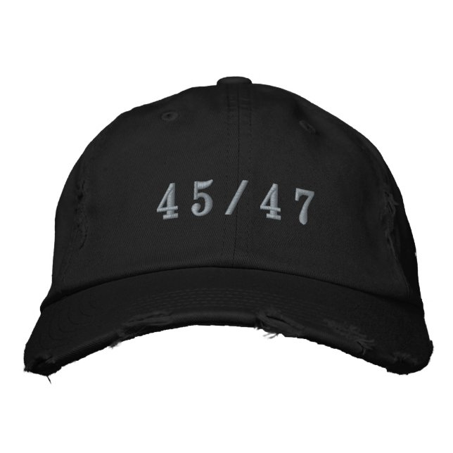 Präsident Trump patriotisch bestickte Baseball Cap Bestickte Baseballkappe (Vorderseite)