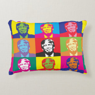 Präsident Trump Pop Art Accent Pillow Dekokissen