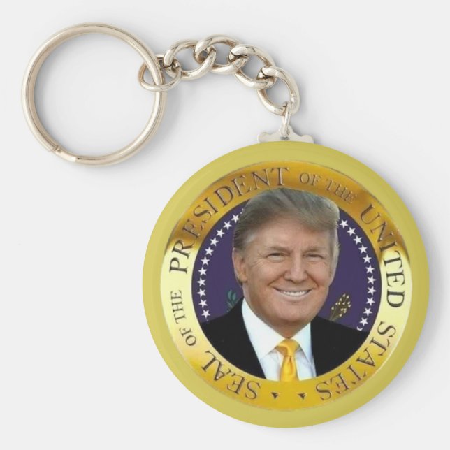 PRÄSIDENT TRUMP SCHLÜSSELANHÄNGER (Vorne)