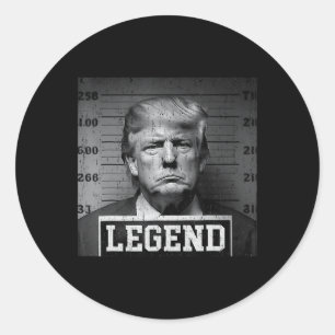 Präsident Trump Tasse Shot Runder Aufkleber