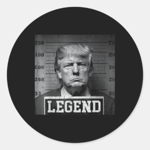 Präsident Trump Tasse Shot Runder Aufkleber