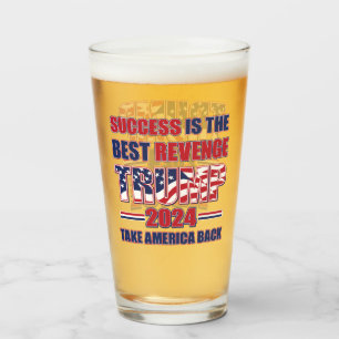 Präsident Trump und JD VANCE 2024 Glas
