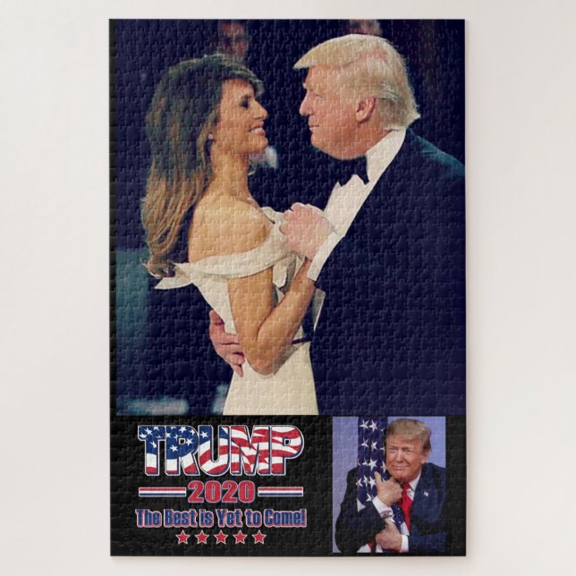 Präsident Trump und Melania Dancing - Trump 2020 (Vertikal)