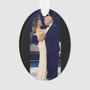 Präsident Trump und Melania Tancing Ornament
