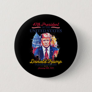 Präsident Trump USA Amtseinführungsfeier 2025 Denk Button