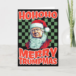Präsident Trump Weihnachten Ho Ho Ho Frohe Trumpma Karte