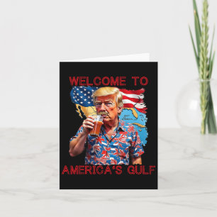 Präsident Trump willkommen im Golf von Mexiko 2 Karte
