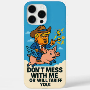 Präsident wendet Zölle auf alle an iPhone 16 Pro Max Hülle