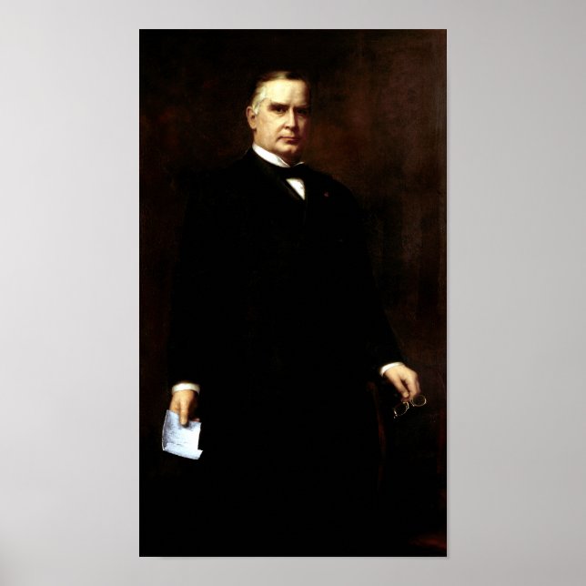 Präsident William McKinley Painting Poster (Vorne)
