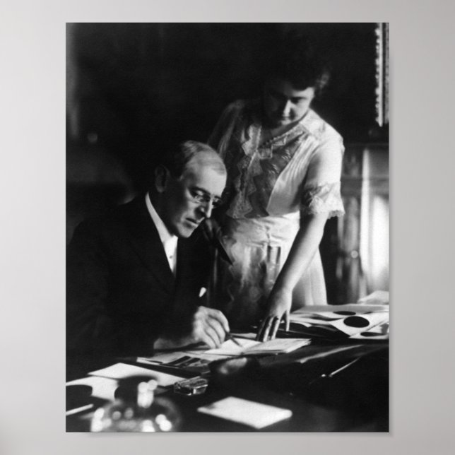 Präsident Wilson und First Lady Edith - 1920 Poster (Vorne)
