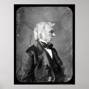 Präsident Zachary Taylor Daguerreotype 1844 Poster