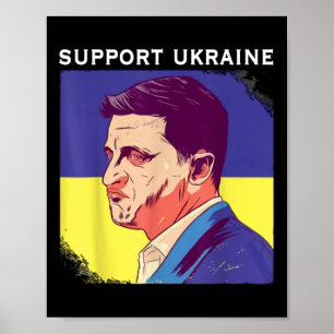 Präsident Zelensky Ukraine Wolodymyr Selensky Ukra Poster