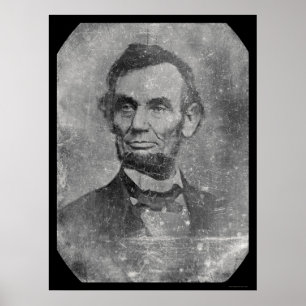 PräsidentAbraham Lincoln Daguerreotype 1864 Poster