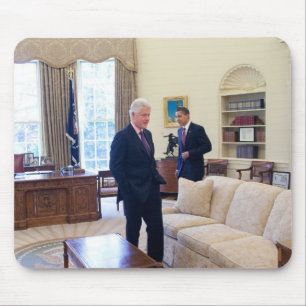 Präsidenten Barack Obama und Bill Clinton Mousepad