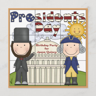 Präsidenten Day Invitation Einladung