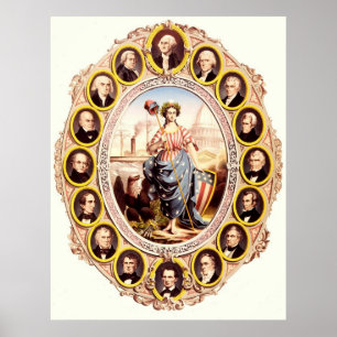 Präsidenten der Vereinigten Staaten Poster