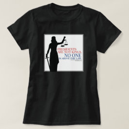 Präsidenten sind keine Könige, die niemand über de T-Shirt