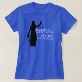Präsidenten sind keine Könige, die niemand über de T-Shirt