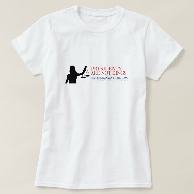 Präsidenten sind keine Könige, die niemand über de T-Shirt (Design vorne)