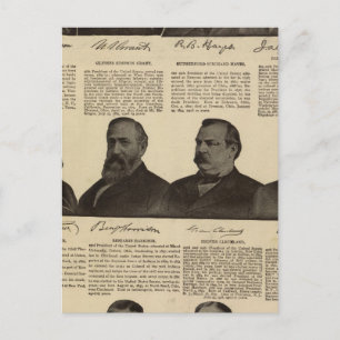 Präsidenten USA, Autogramme, Biografien Postkarte