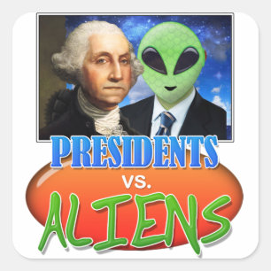 Präsidenten vs. Außerirdischen Sticker
