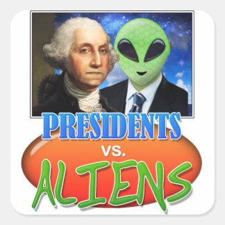 Präsidenten vs. Außerirdischen Sticker