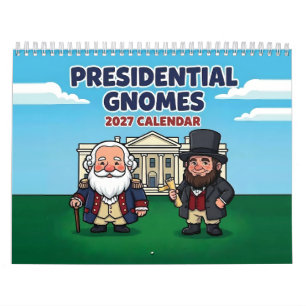 Präsidentengnome 2027 Lustige US-Präsidenten Kalender