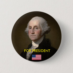 Präsidentenknopf: Washington für Präsidenten Button