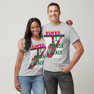 Präsidentenwahl in Kenia - ich wähle den Frieden T-Shirt