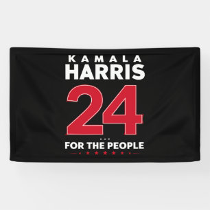 Präsidentin 47 Kamala Harris 2024 Unterstützung gn Banner