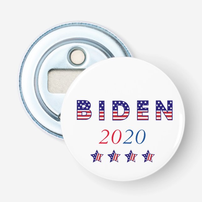 Präsidentschaftskampagne Biden 2020 Flaschenöffner (Vorderseite)