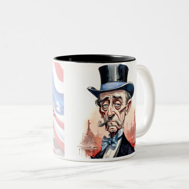 Präsidentschaftskollektion Zweifarbige Tasse (VorderseiteRechts)