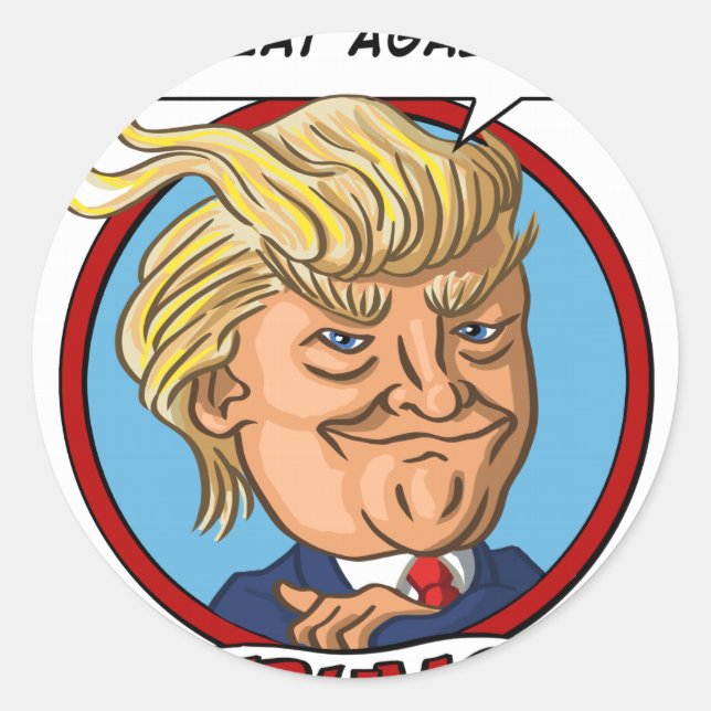 Präsidentschaftswahl 2016 runder aufkleber (Vorderseite)