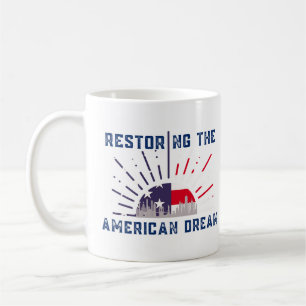 Präsidentschaftswahl 2024 kaffeetasse