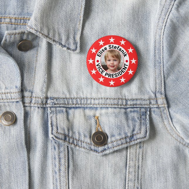 Präsidentschaftswahl 2024: Kandidat der Republikan Button (Beispiel)