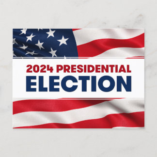 Präsidentschaftswahl 2024 postkarte