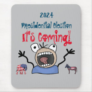 Präsidentschaftswahl 2024, sie kommt! mousepad
