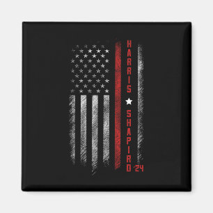 Präsidentschaftswahl - Flagge - Kamala Harris Magnet