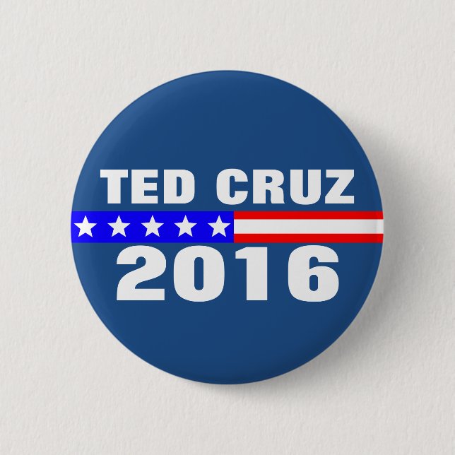 Präsidentschaftswahlkampf 2016 Teds Cruz Button (Vorderseite)