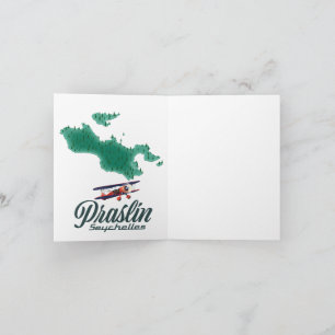 Praslin Seychellen Karte