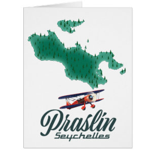 Praslin Seychellen Karte