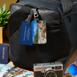 Praslin Seychelles Island Anse Lazio Beach Geschen Gepäckanhänger