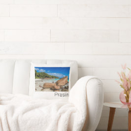 Praslin Seychelles Island Anse Lazio Beach Geschen Kissen