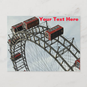 Prater Ferris wheel, Wien, Österreich Postkarte