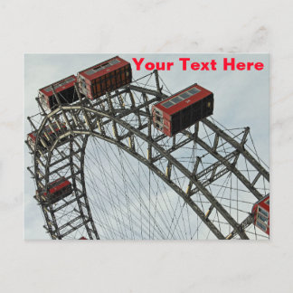 Prater Ferris wheel, Wien, Österreich Postkarte