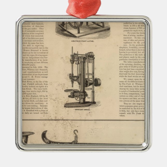 Pratt und Whitney Company Silbernes Ornament (Vorne)
