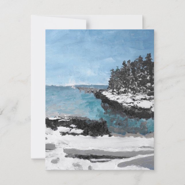 Pratt's Island, Southport Maine, Grußkarte (Vorderseite)