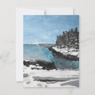 Pratt's Island, Southport Maine, Grußkarte