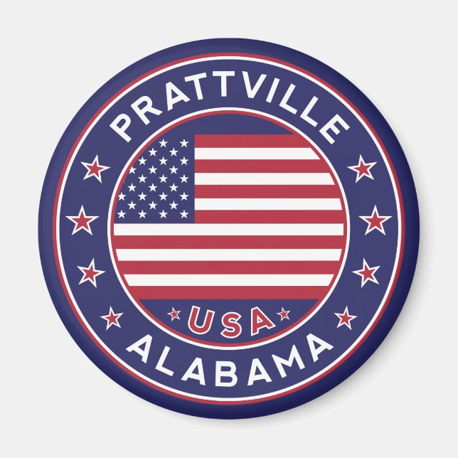 Prattville, Alabama Magnet (Vorne)