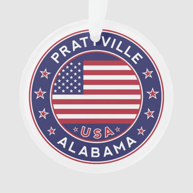 Prattville, Alabama Ornament (Vorderseite)